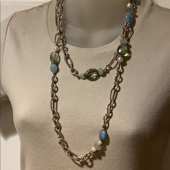 David Yurman 51” Random Bijoux Figaro link chain - Picture 15 of 16